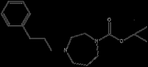 tert-butyl4-（3-フェニルプロピル）-1,4-ジアゼパン-1-カルボン酸